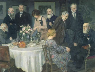 Un gruppo di artisti, 1929